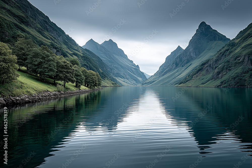 Obraz premium Lake in the mountains