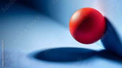 dot on a pale blue background representing minimalist focus and clarity