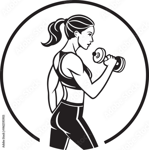 A healthy lifestyle is portrayed through a gym routine.