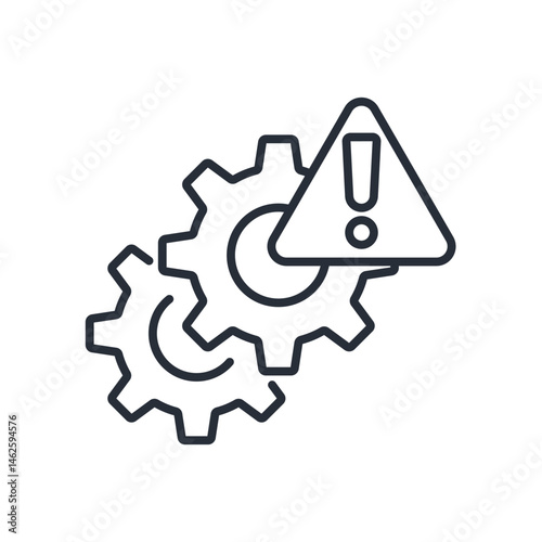 defect icon. vector.Editable stroke.linear style sign for use web design,logo.Symbol illustration.