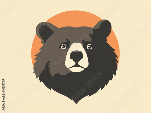 Bear logo design. Bear vector logo. 