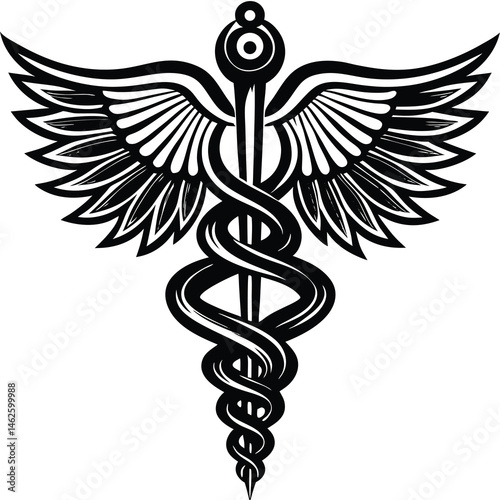 caduceus medical icon
