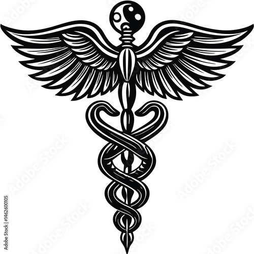 caduceus medical icon