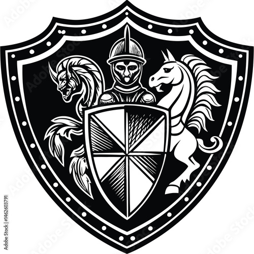 shield with swords