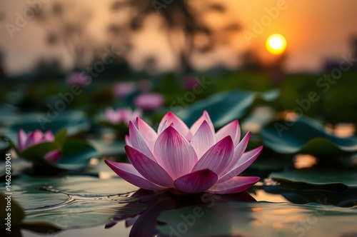Serene Lotus Festival Scene