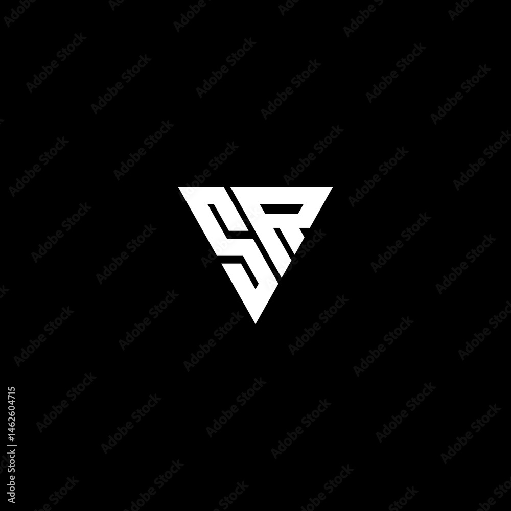 abstract letter logo s and r abstract letter logo s and r