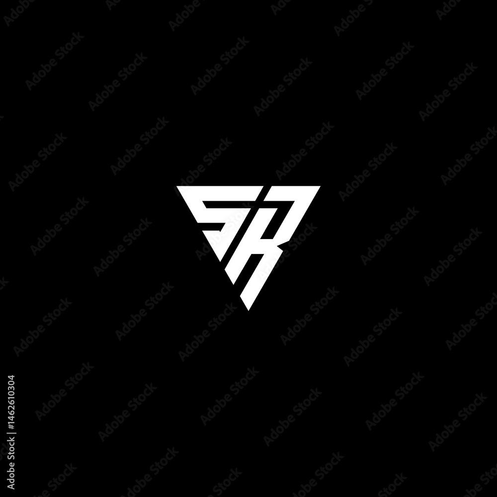 abstract letter logo s and r abstract letter logo s and r