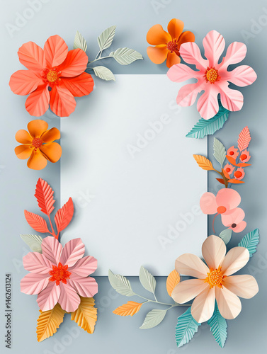Invitation Background, flowers