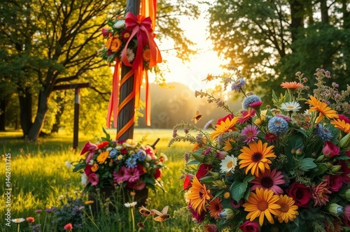Midsummer Night Celebration in Sweden