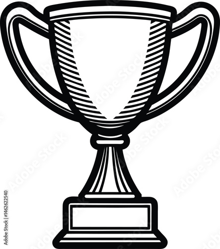 gold cup with a trophy