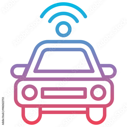 Autonomous Vehicle Icon