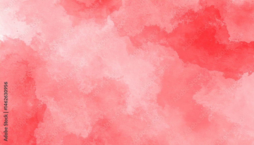 Fototapeta premium Abstract artistic watercolor texture studio digital artwork vibrant red hues close-up visual design concept for creative projects