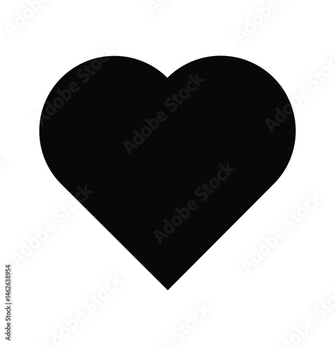  Set of love symbols isolated on transparent background.