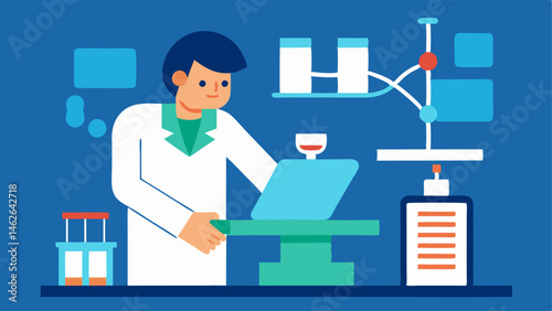 Laboratory Setting A scientist at work in a lab with a focus on a DNA sequencing machine symbolizing the research behind epigenetic therapies.