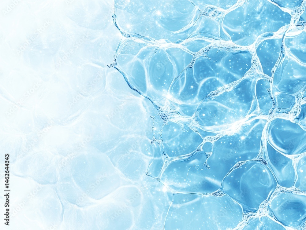 Obraz premium Clear Blue Liquid Texture