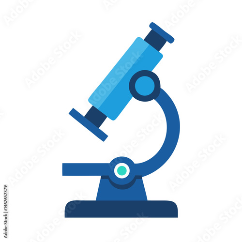 microscope isolated on white