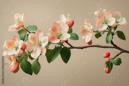A botanical illustration of...