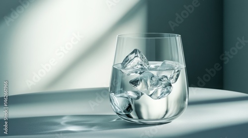 glass with ice