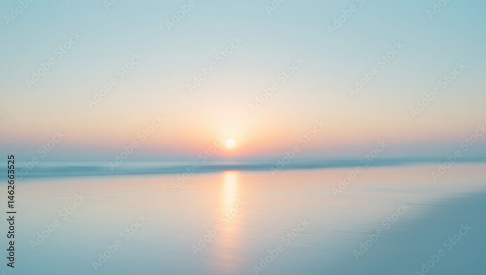 Fototapeta premium Abstract beach sunset background for summer holiday concept