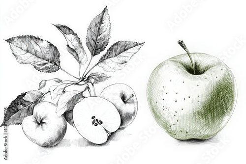 Apple sketch: A charming il...