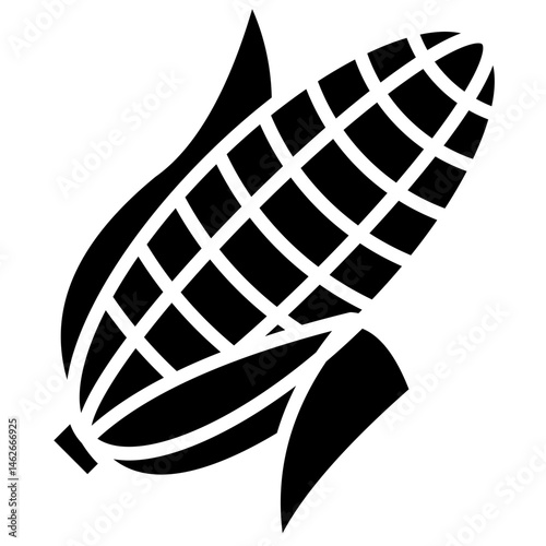Corn glyph icon