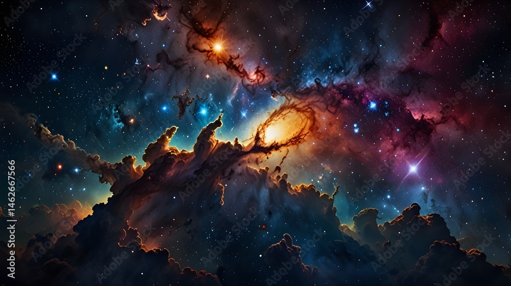 Fototapeta premium abstract space background