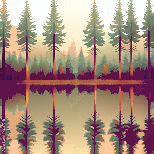 trees in the forest
