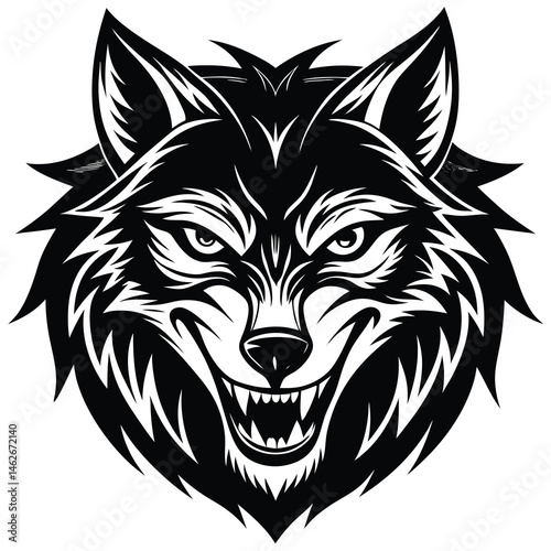 wolf head tattoo