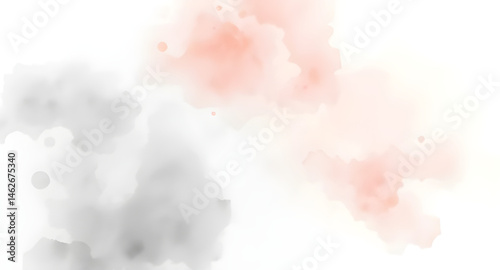 gray abstract watercolor background