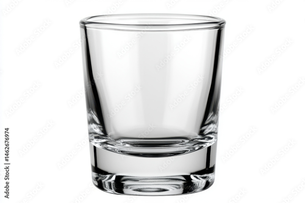 custom made wallpaper toronto digitalShot glass standing on a white background.