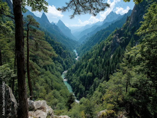Scenic landscape of İlgaz M...