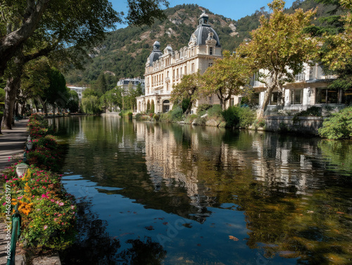 Scenic view of thermal spa ...