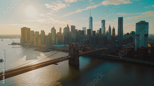 Wallpaper Mural chicago skyline at sunset Torontodigital.ca
