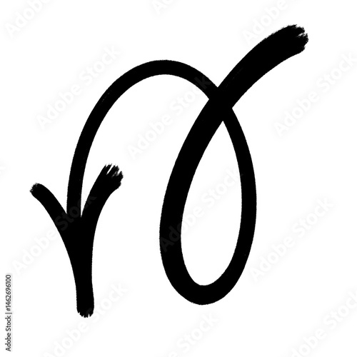 marker arrow graffiti style element