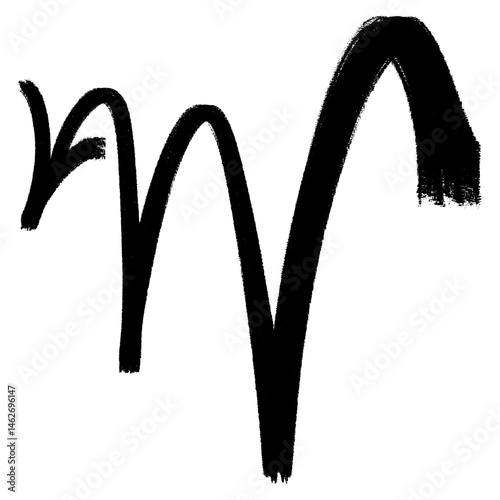 marker arrow graffiti style element