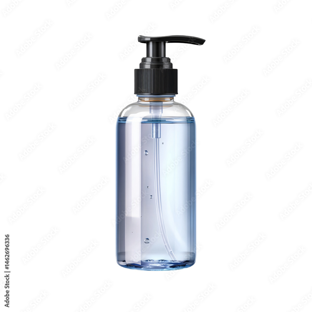 Hand sanitizer bottle isolated die cut Hand sanitizer bottle isolated die cut