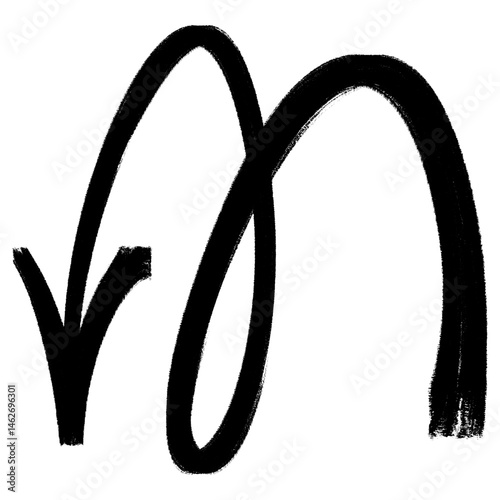 marker tag arrow graffiti style, graphic element