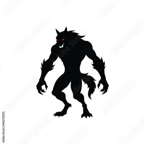 black horse vector illustration