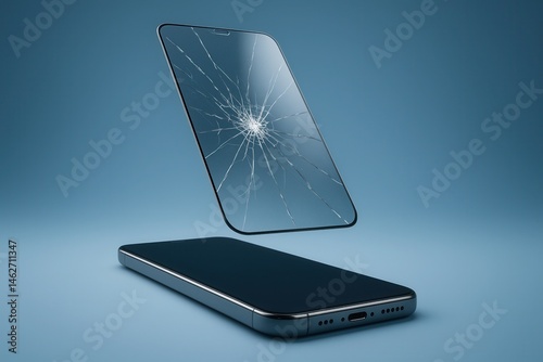 Replacing broken tempered glass screen protector of a smartphone