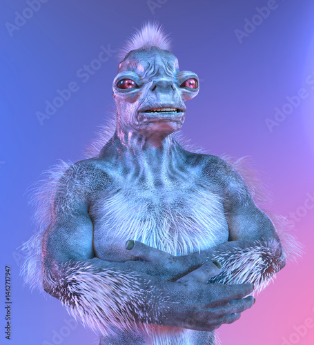 Worried Alien Portrait