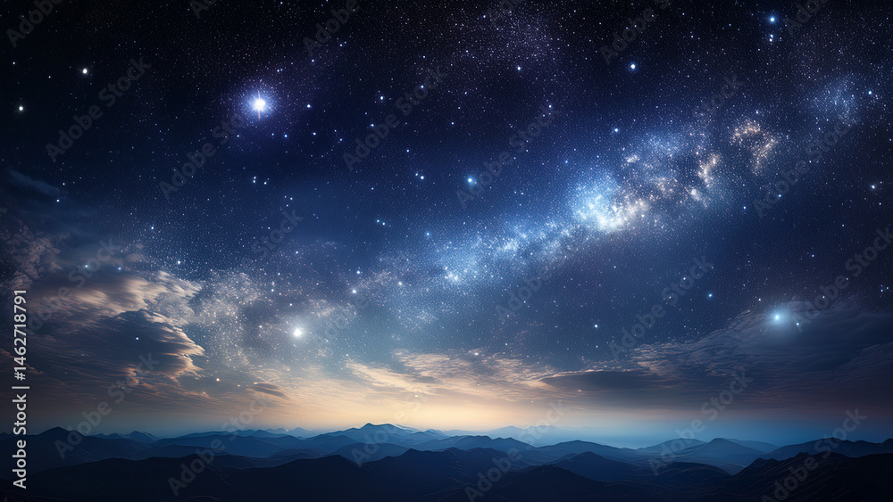 Fototapeta premium starry night sky