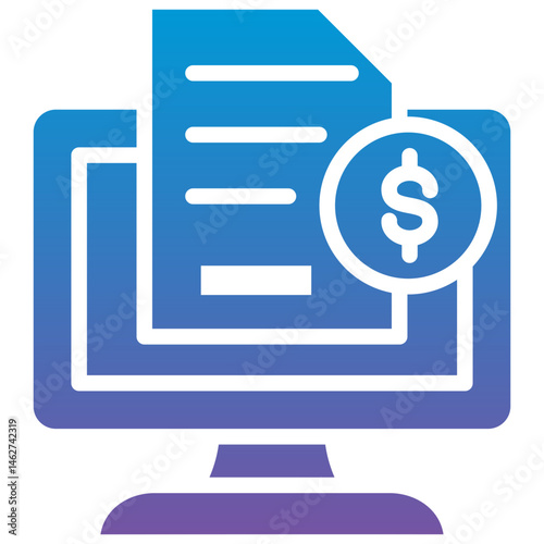 Online Invoice Icon