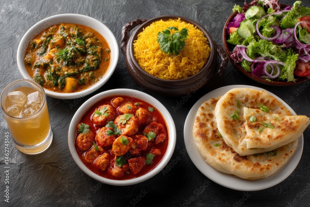 Indian Cuisine: A Vibrant Feast of Curries, Rice, and Bread Indian Cuisine: A Vibrant Feast of Curries, Rice, and Bread