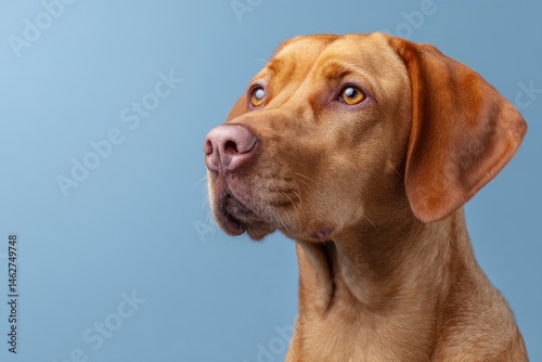 Wallpaper Mural Golden Retriever Dog Portrait: Serene Gaze, Soft Lighting Torontodigital.ca