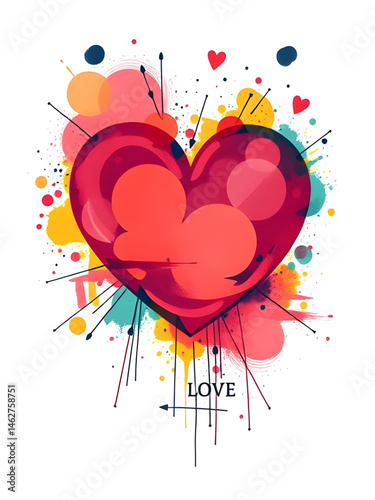 abstract printing design