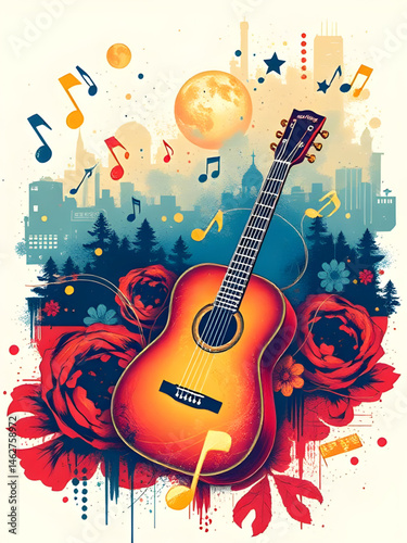 abstract printing design