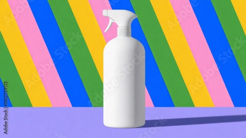 Obraz na płótnie Spray bottle for cleaning, disinfection and hygiene. w salonie