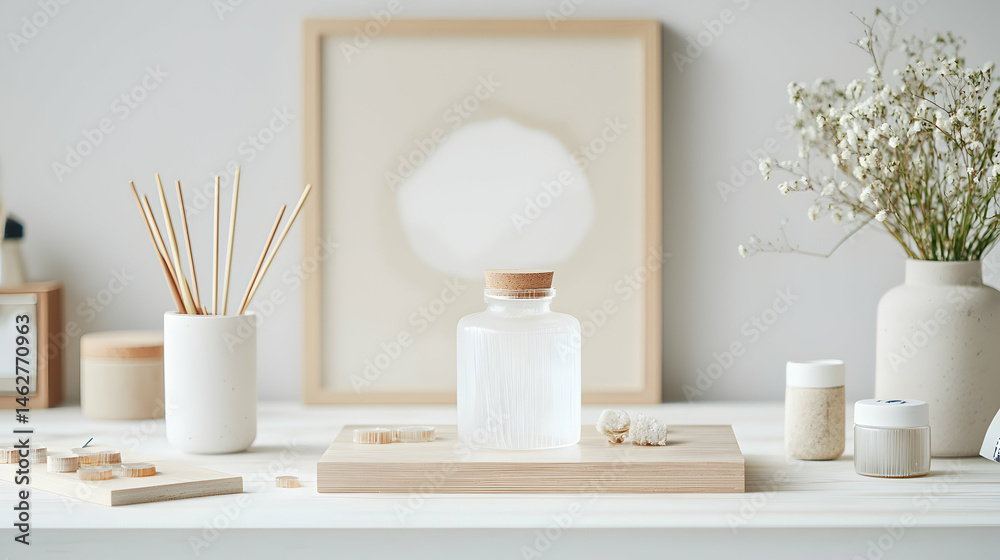 custom made wallpaper toronto digitalNeutral minimalist decor creating a serene ambiance. Ideal for modern living spaces to evoke peace and natural beauty a perfect addition for a tranquil home.