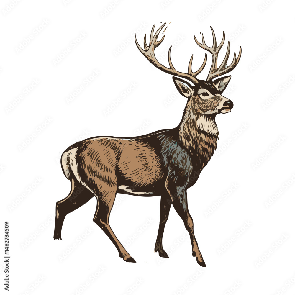 Obraz premium Buck Vector