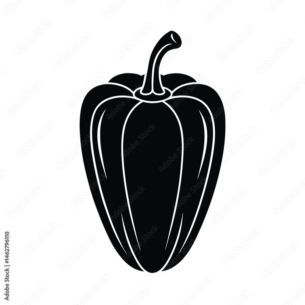 Obraz premium bell pepper vector illustration